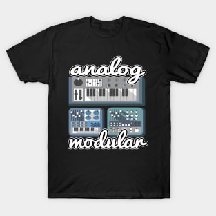 Analog Modular Synthesizer Synth Sound Retro T-Shirt